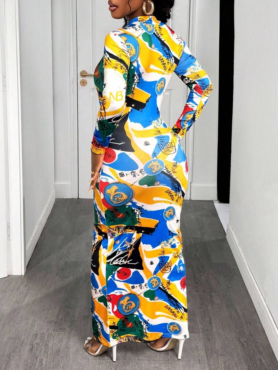 Vivid Graffiti Bodycon