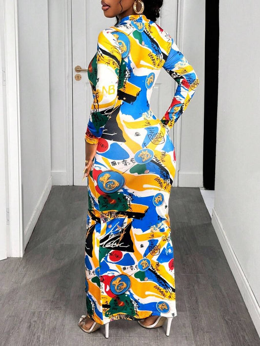 Vivid Graffiti Bodycon