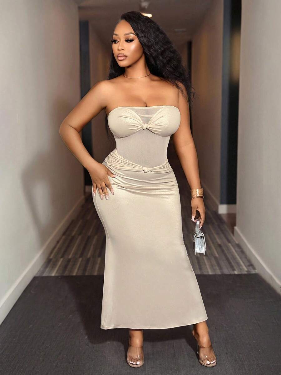 Champagne Twist Mermaid Midi