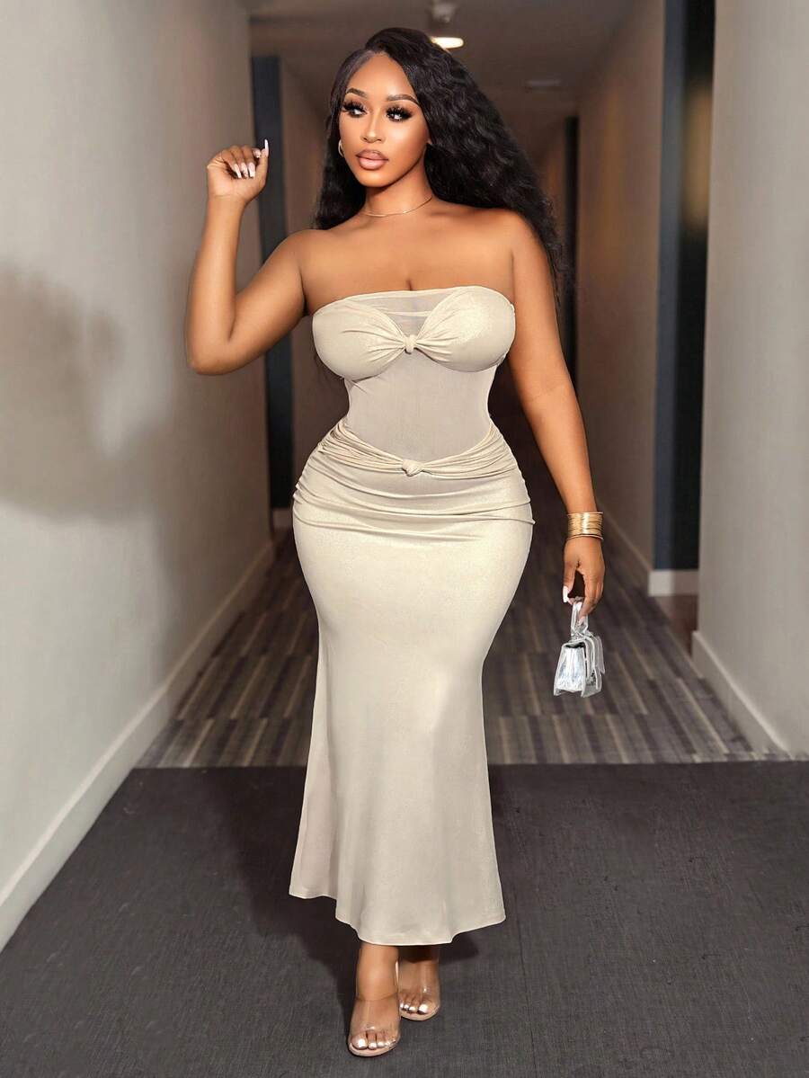 Champagne Twist Mermaid Midi