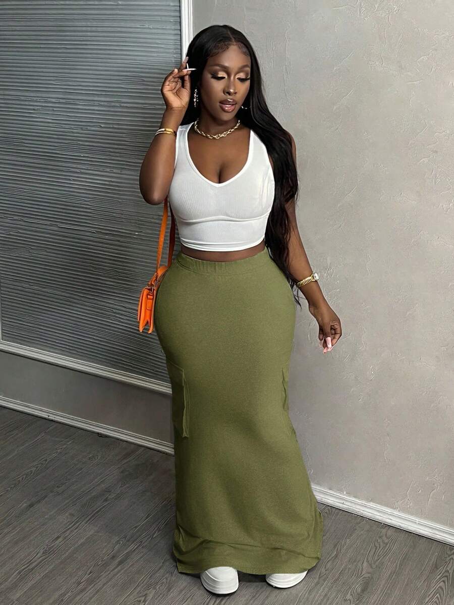 Cozy Street Pocket Skirt