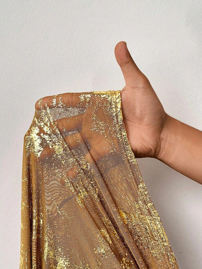 Golden Aura Glitter Maxi
