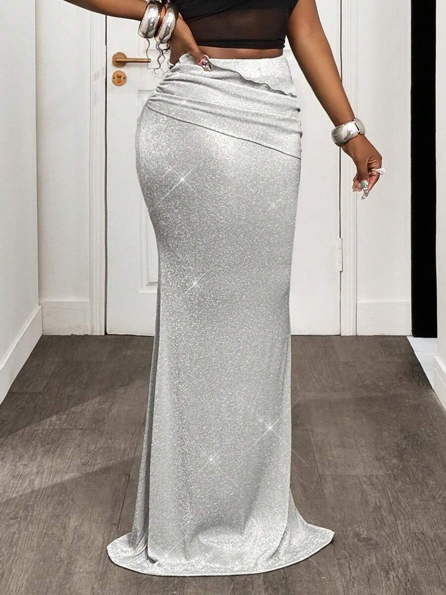 Silver Siren Mermaid Skirt