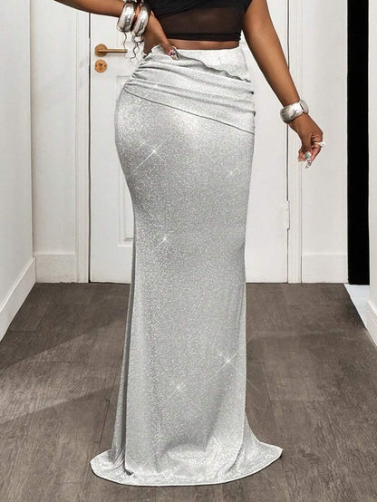 Silver Siren Mermaid Skirt