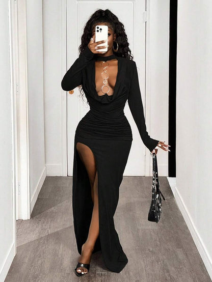 Metal Ring Slit Maxi
