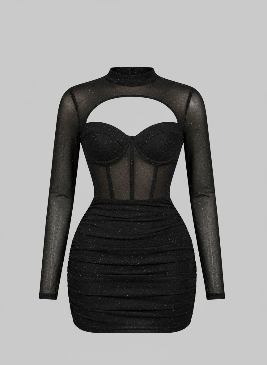 Night Sky Shimmer Bodycon