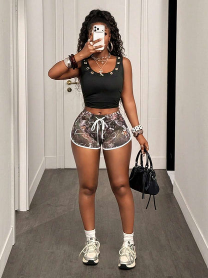 Wild Trail Drawstring Shorts