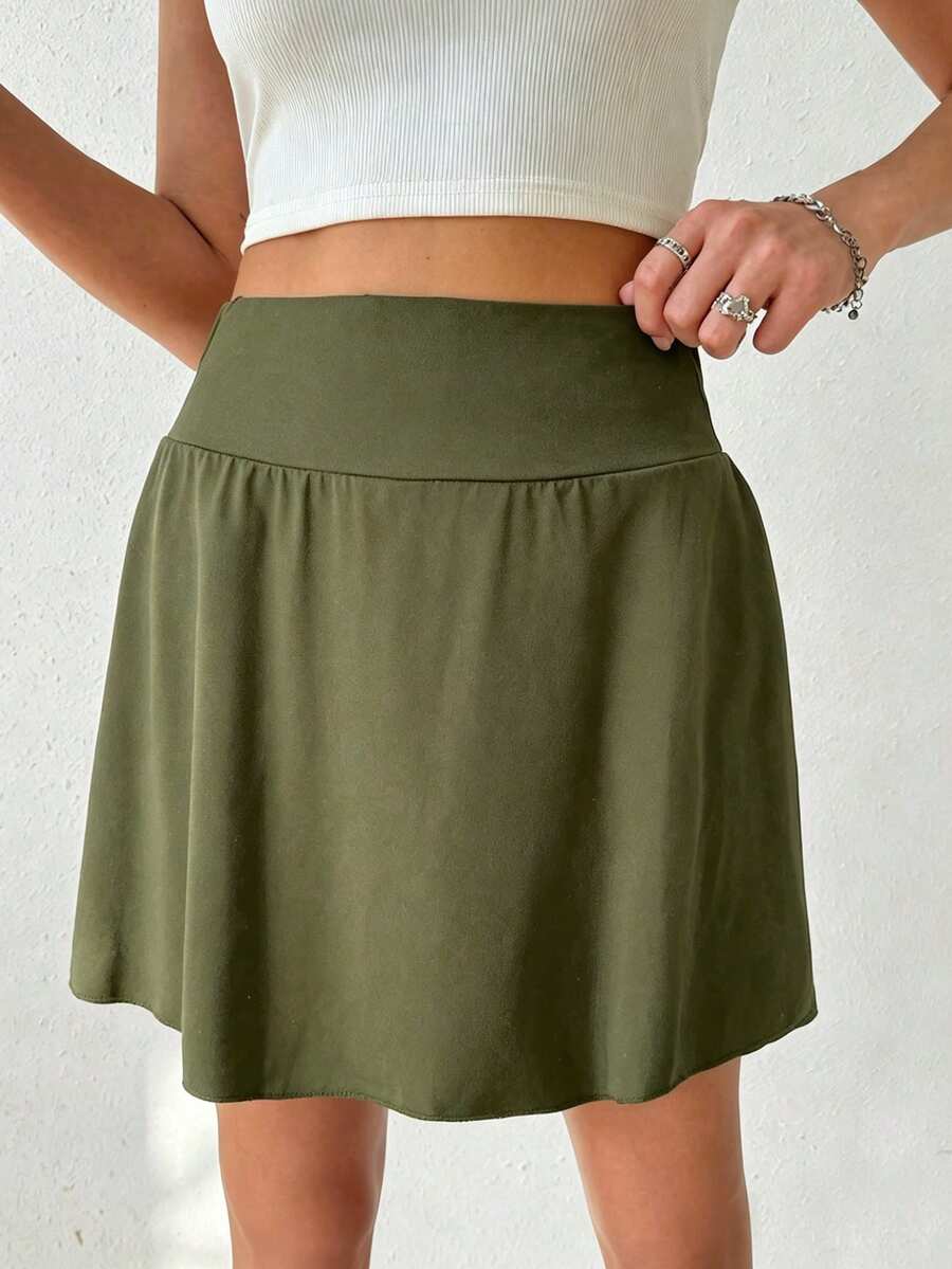 Everyday Ease Black Skort