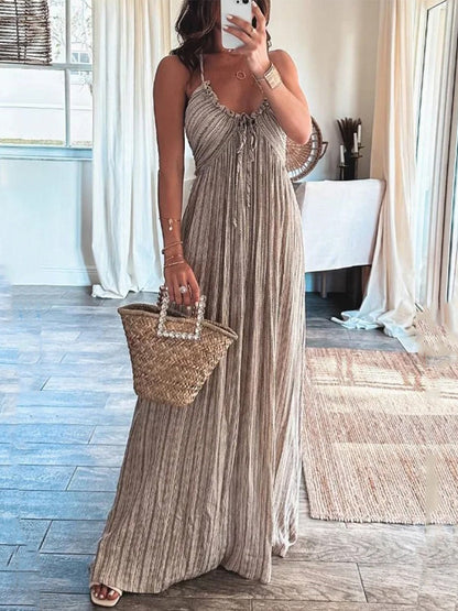 Sexy Sling Loose Long Dress - Airnori