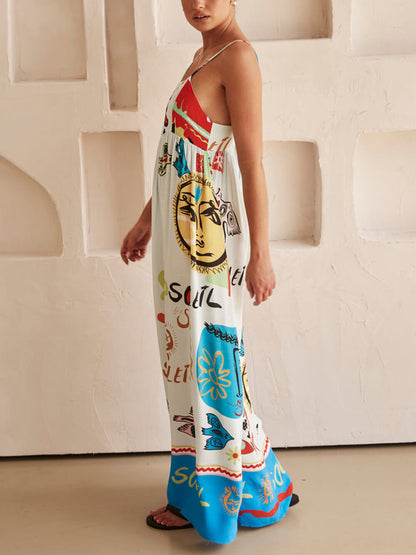 Camila - Floral Ruched Strapless Slit Maxi Dress