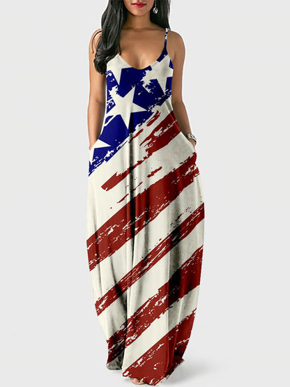 Independence Day Print Cami Dress - Airnori