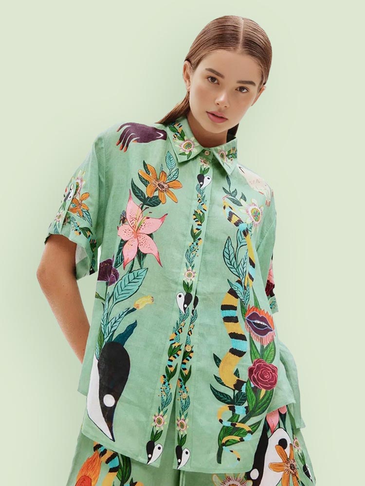 Unique Ethnic Print - Relaxed Summer Set