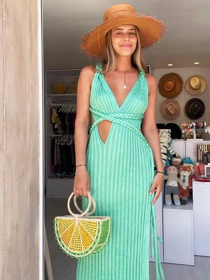 Haven - Cable-Knit Maxi Dress
