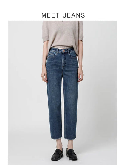 Camille – Cigarette Jeans With Flattering High Waist
