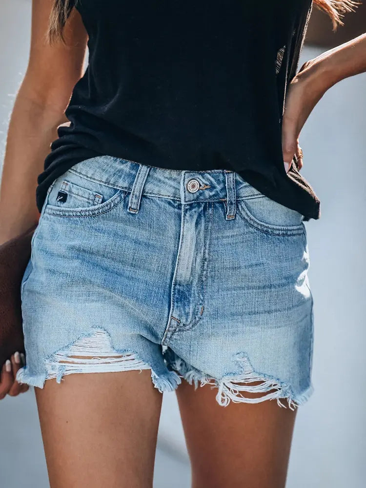Riley - Distressed Shorts