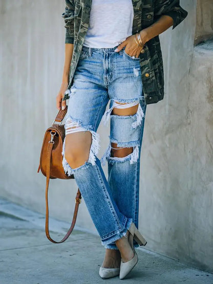 Rebel - Distressed Jeans