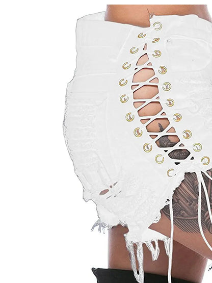 Ivy - Lace-Up Shorts