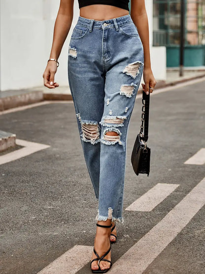 Mia - Cropped Jeans