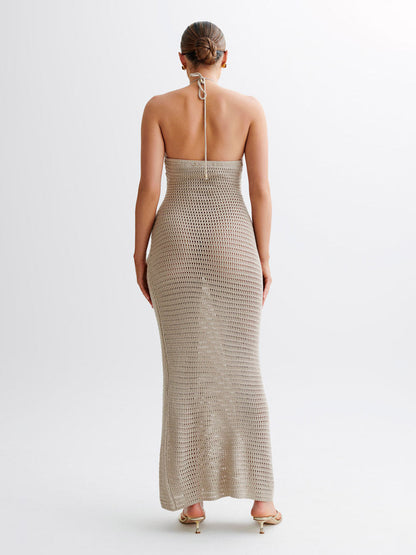 Kyla Floral Crochet Maxi Dress - Avantchic