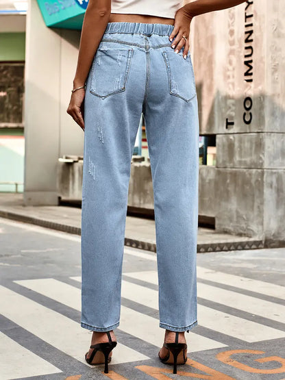Autumn - Drawstring Jeans