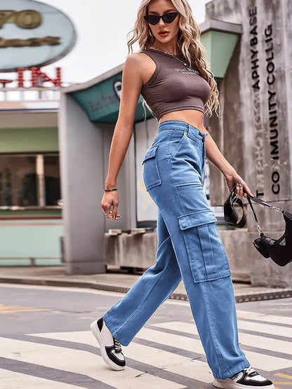 Everyday Utility Pocket Cargo Jeans