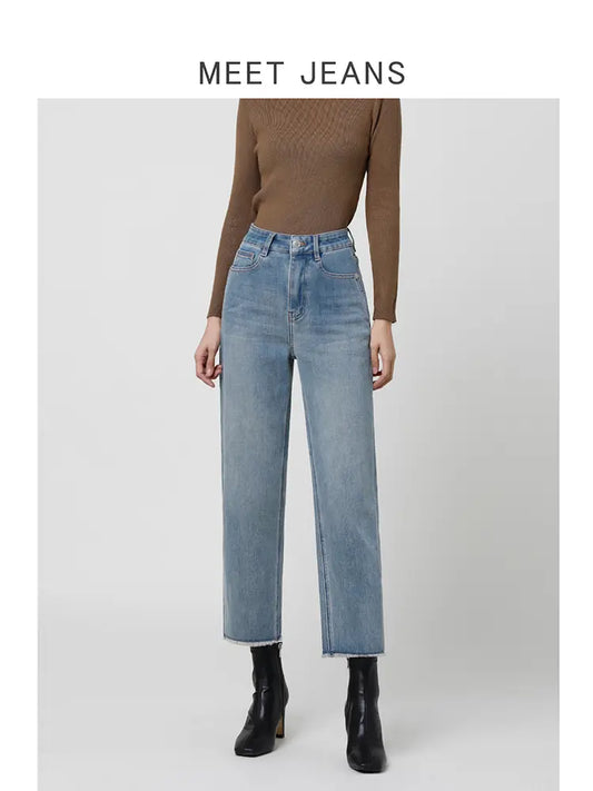 Camille – Cigarette Jeans With Flattering High Waist