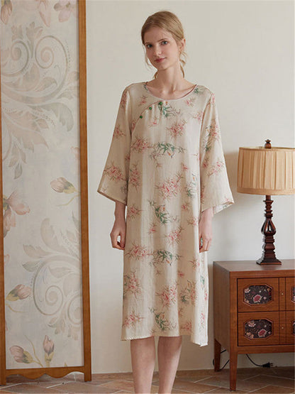 Eco-Friendly  Fiber Printed Pajama Set