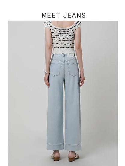 Ella – Wide-Leg Jeans With Slimming Patchwork