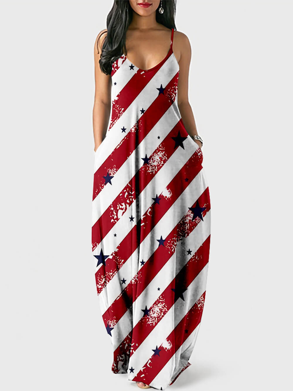 Independence Day Print Cami Dress - Airnori