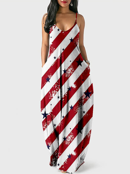 Independence Day Print Cami Dress - Airnori