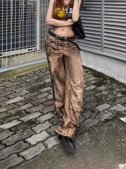 Nova - High-Waisted Street Cargo Jeans