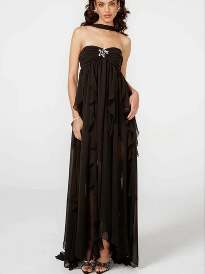 Twilight Cascade Asymmetrical Gown - Airnori