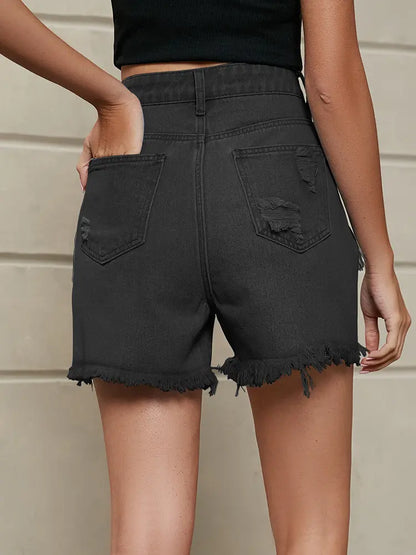 Zoe - Fringe Shorts