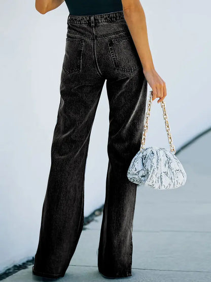 Harper – Split-Hem Denim Pants