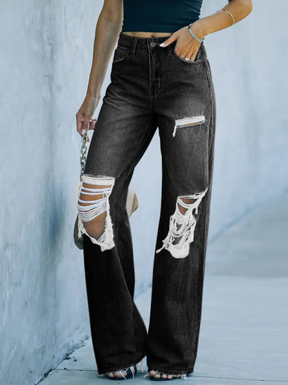 Rebel - Distressed Jeans