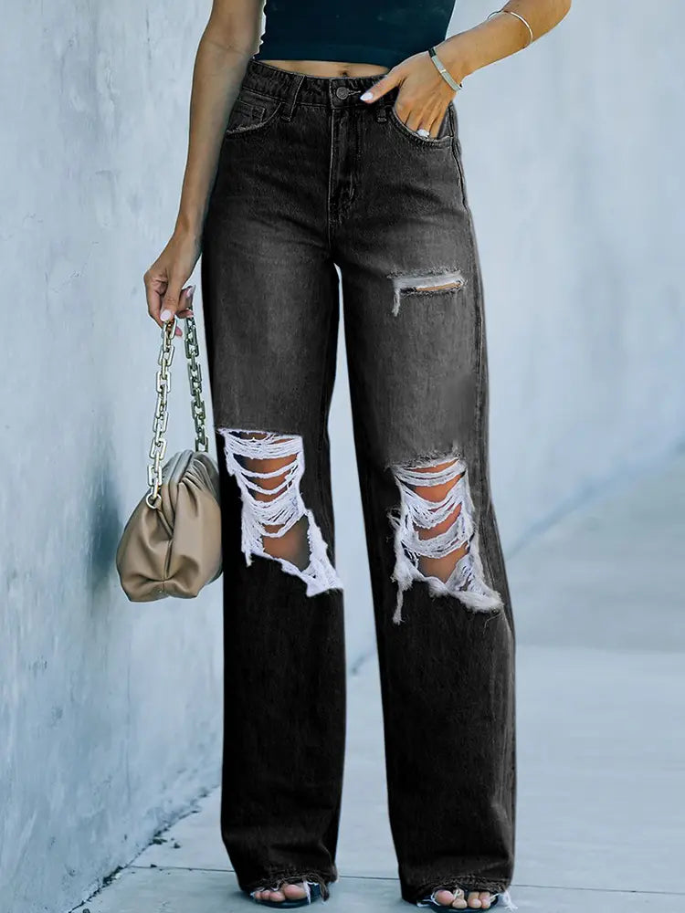 Rebel - Distressed Jeans