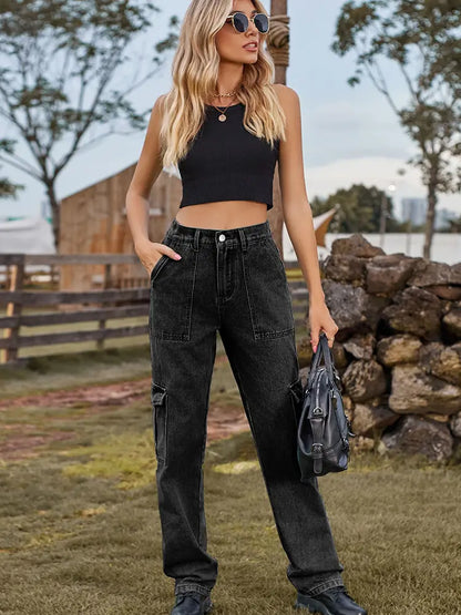 Everyday Vintage Wash Cargo Jeans