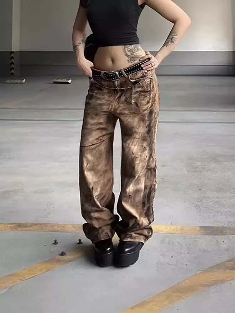 Nova - High-Waisted Street Cargo Jeans