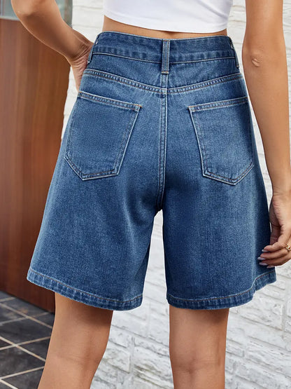 Tessa – Bermuda Shorts With Adjustable Waist