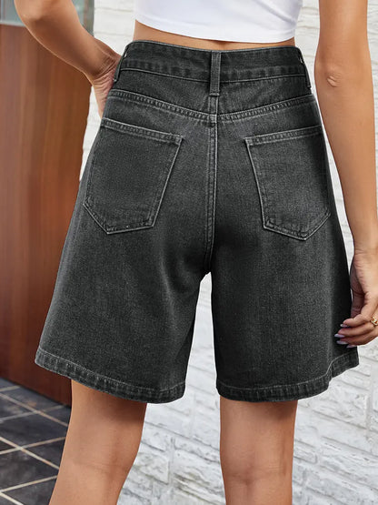 Tessa – Bermuda Shorts With Adjustable Waist
