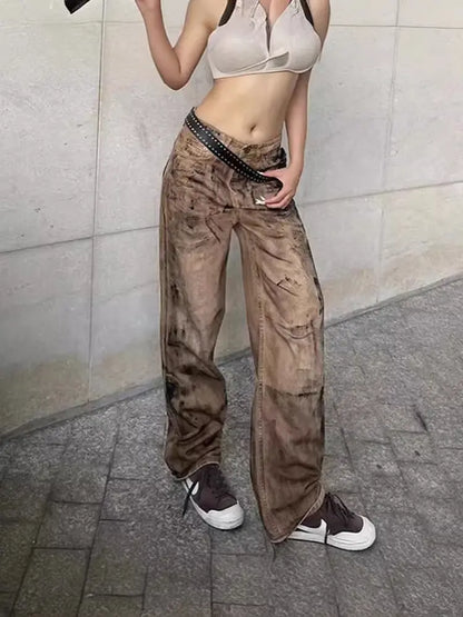 Nova - High-Waisted Street Cargo Jeans