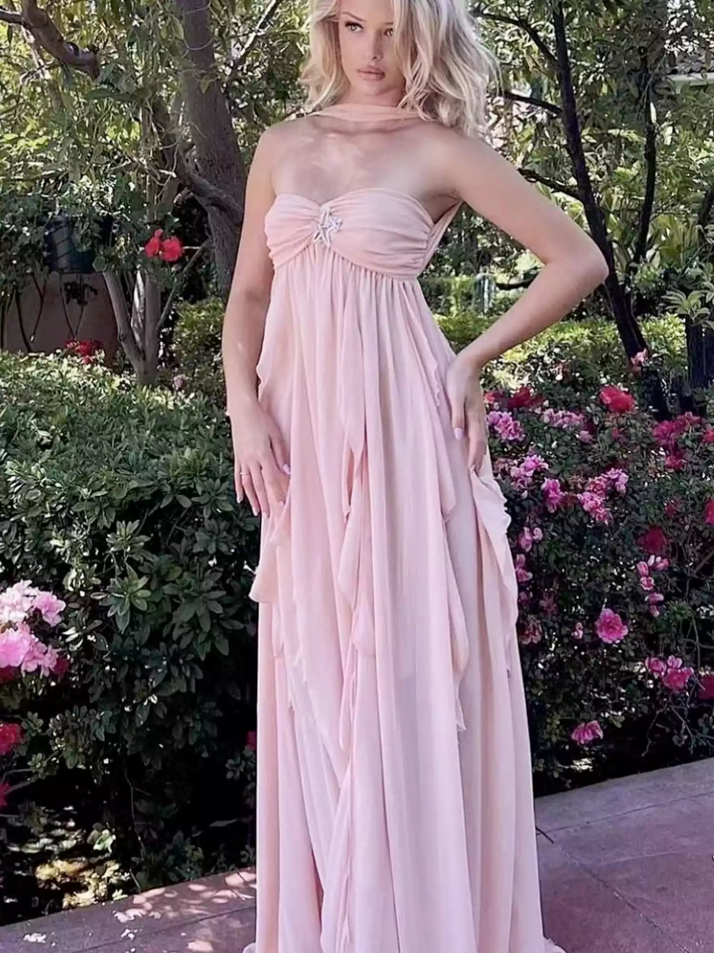 Twilight Cascade Asymmetrical Gown - Airnori