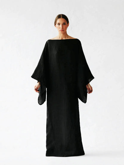 Ren - Linen Breeze Kimono Dress