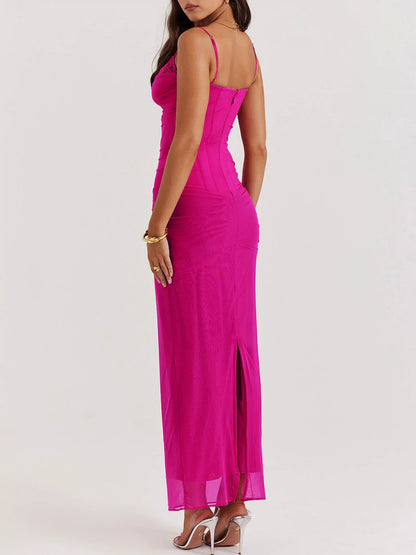 Maxi Dress Dreamscape - red Dream - Airnori