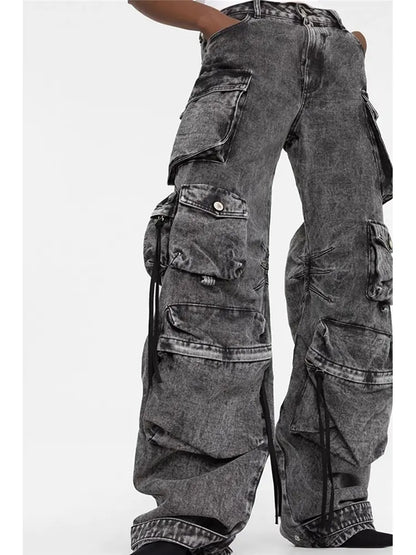 Nova - Wide-Leg Street Cargo Jeans