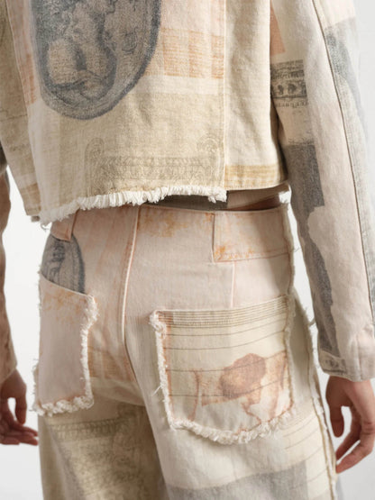 Alma – Artistic Patchwork Wide-Leg Cotton Jeans