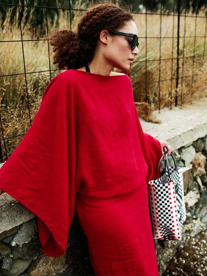 Ren - Linen Breeze Kimono Dress