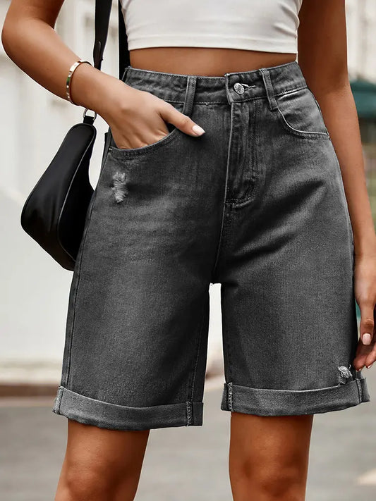 Daisy – Bermuda Denim Shorts With Laid-Back Comfort