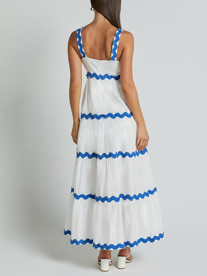 Isla - Elegant Bandeau Midi Dress