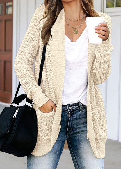 Cable Knit Longline Cardigan